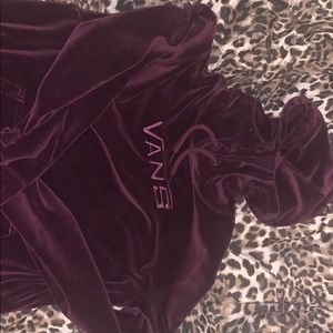 Velvet Vans hoodie